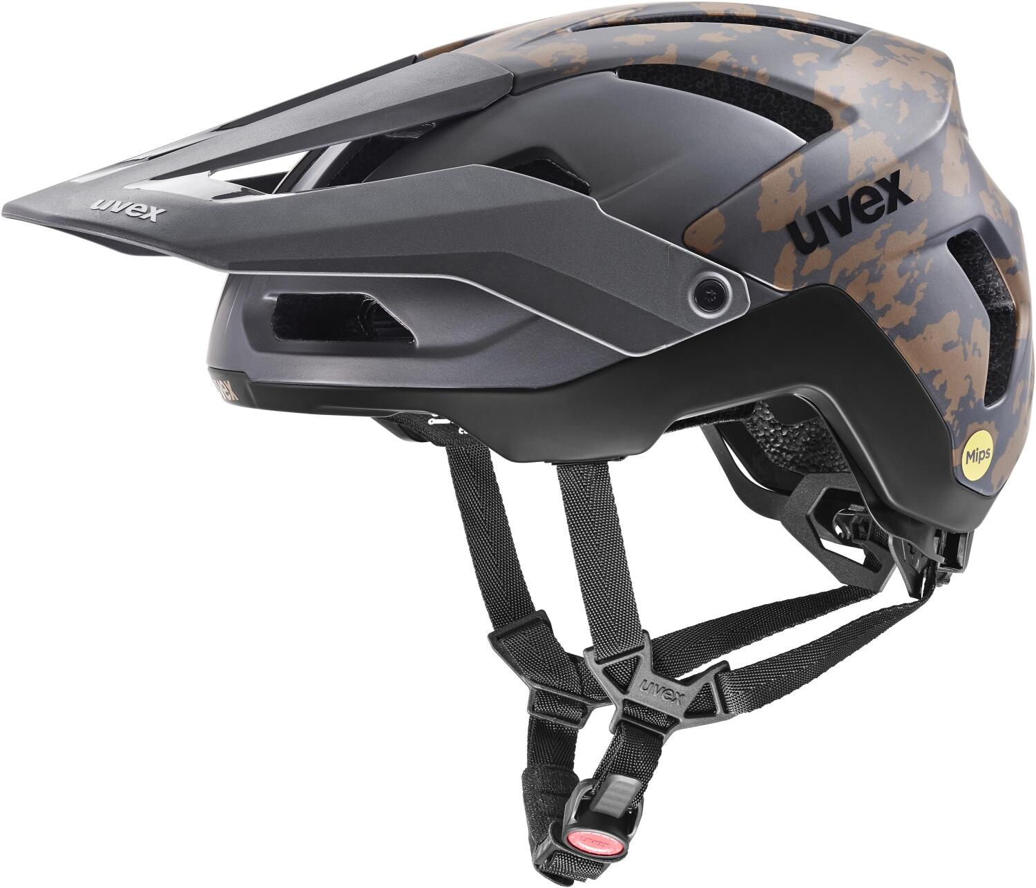 uvex Renegade Mips Fahrradhelm (54-58 cm, 05 hazel camo/black matt) von uvex