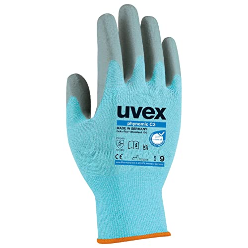 Uvex Phynomic C3 Arbeitshandschuhe - 1 Paar Schnittschutzhandschuhe - 12/3XL 12/3XL von uvex