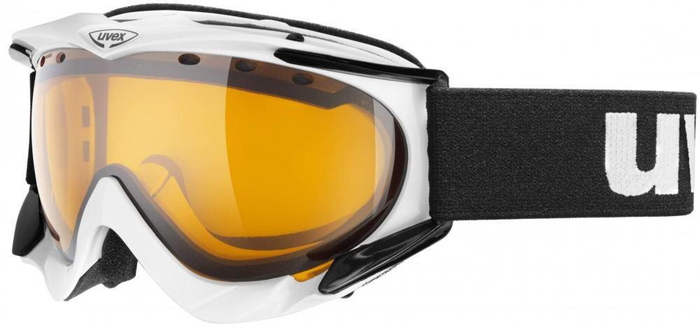 uvex Skibrille Apache (1029 polarwhite, lasergold lite/clear) von uvex