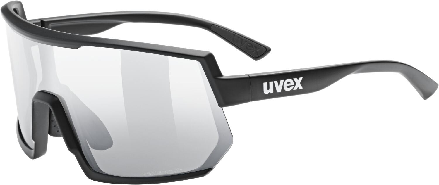 uvex Sportstyle 235 Variomatic Sportbrille (2205 black matt, litemirror silver (S1-3)) von uvex