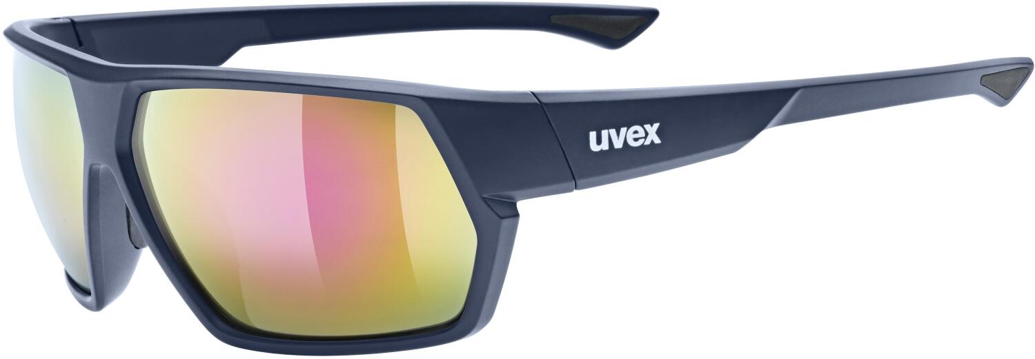 uvex Sportstyle 238 Sportbrille (4416 deep space matt, mirror red (S3)) von uvex