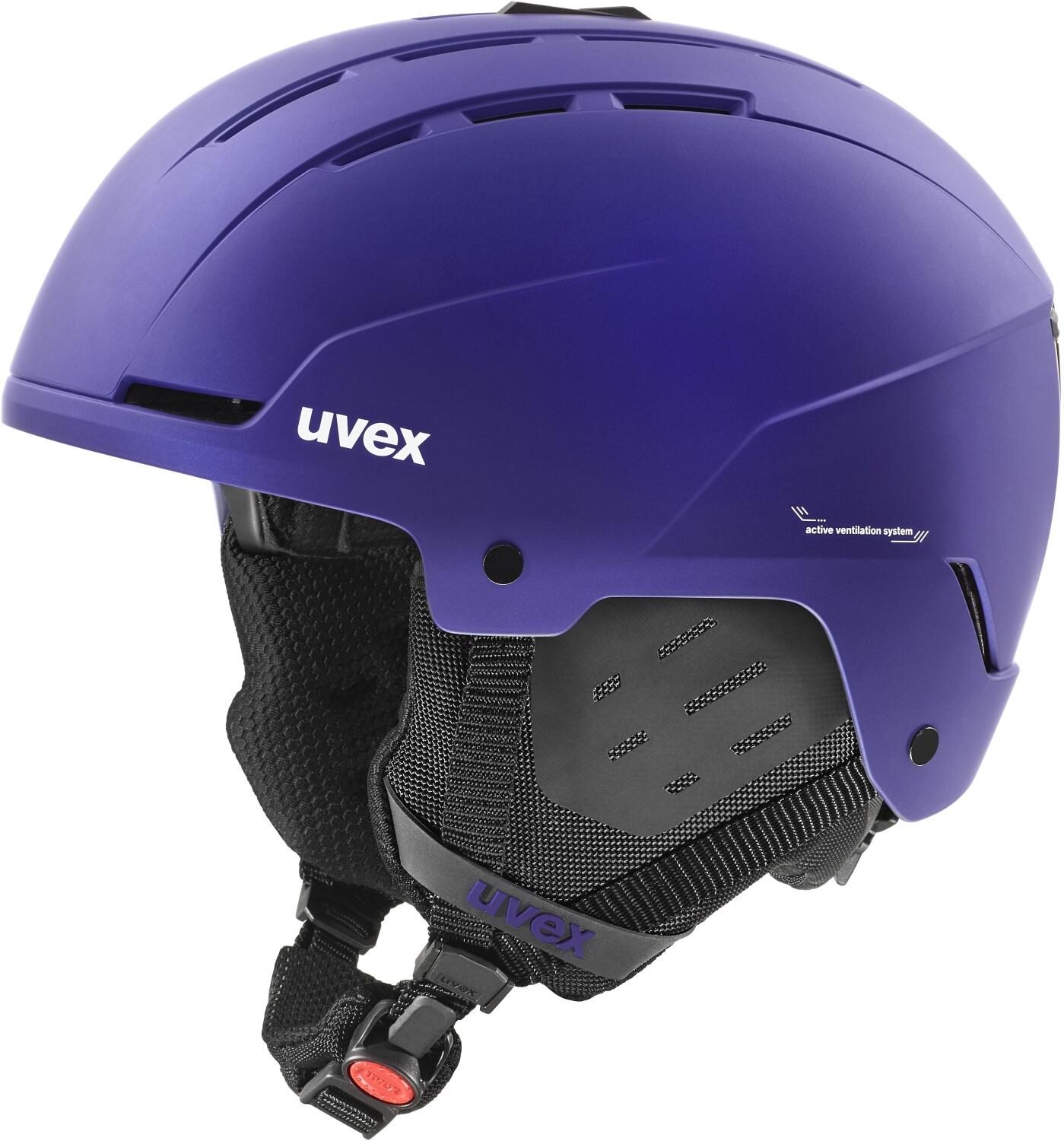 uvex Stance Skihelm (58-62 cm, 13 purple blash matt) von uvex