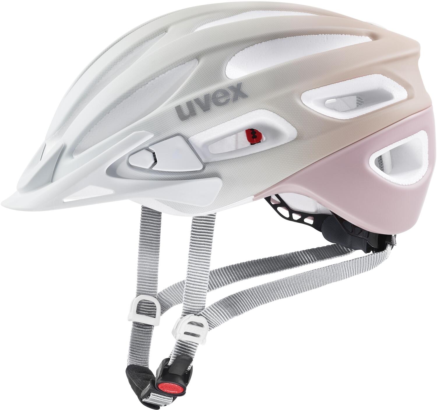 uvex True cc Fahrradhelm (55-58 cm, 06 sand/dust rose matt) von uvex