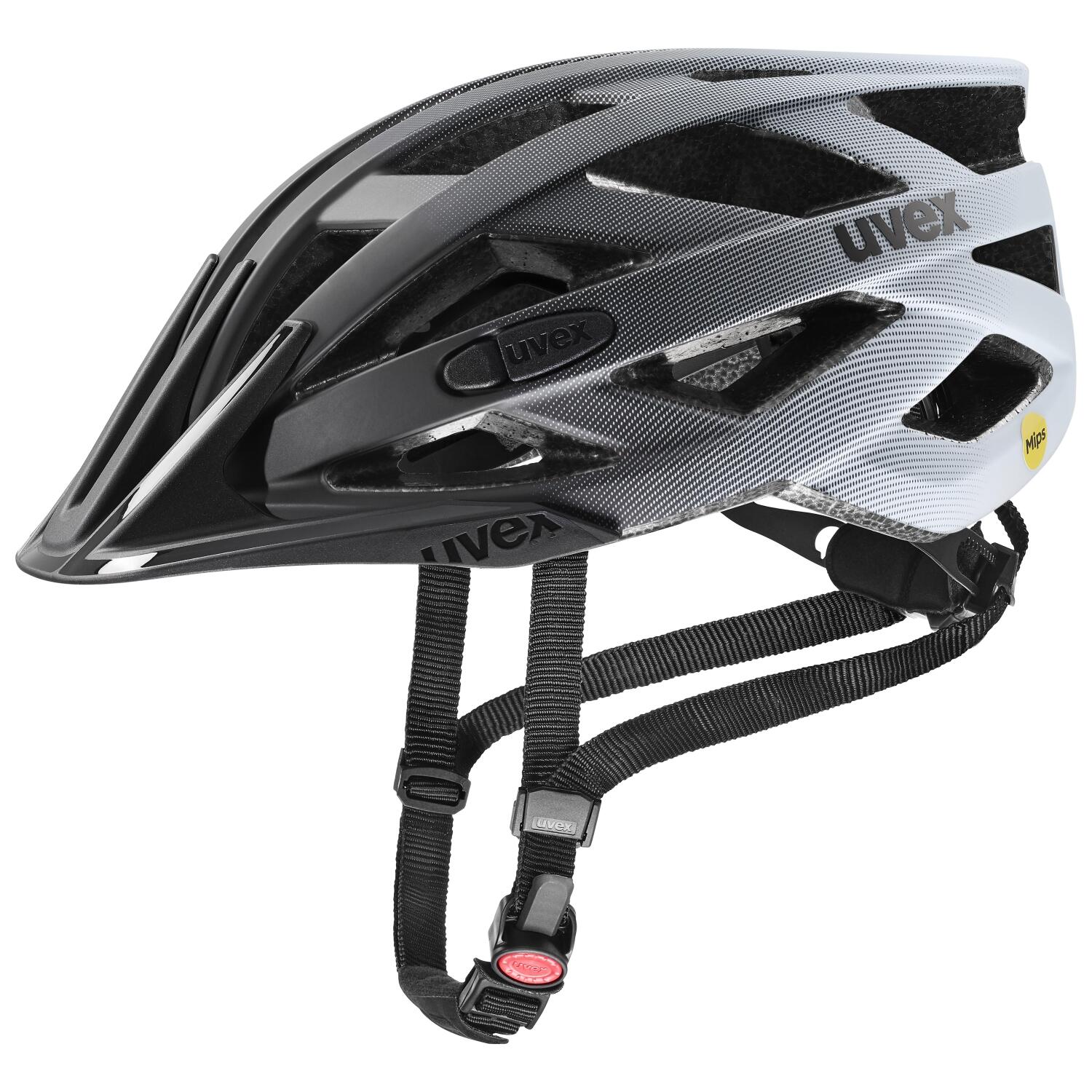 uvex i-vo cc MIPS Radhelm (52-57 cm, 07 black/cloud matt) von uvex