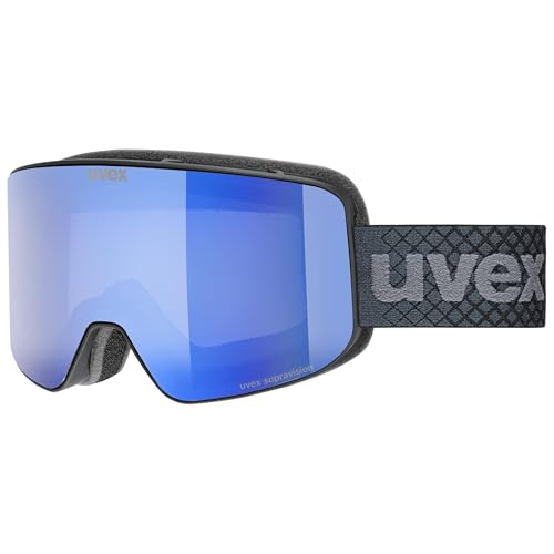 uvex pyrit FM - Skibrille für Damen und Herren - Filterkategorie 2 - vergrößertes, beschlagfreies Sichtfeld - schwarz matt dl-blau-klar S2 - one size uvex pyrit FM - Skibrille für Damen und Herren - Filterkategorie 2 - vergrößertes, beschlagfreies Sichtfeld - schwarz matt dl-blau-klar S2 - one size von Uvex