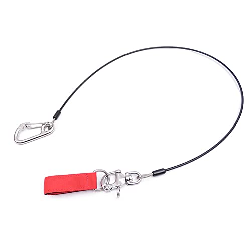 veorly Freediving Lanyard Leash mit Tauchen Taucher Armband Beim Freitauchen Seil für Freitauchen Tauchen Tauchgang A von veorly