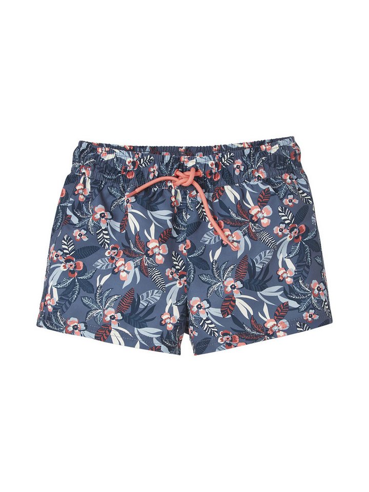 vertbaudet Badeanzug Mädchen Badeshorts, tropisches Muster vertbaudet Badeanzug Mädchen Badeshorts, tropisches Muster von vertbaudet