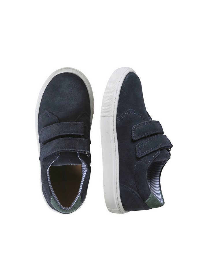 vertbaudet Jungen Leder-Halbschuhe Mit 2 Klettriemchen Sneaker vertbaudet Jungen Leder-Halbschuhe Mit 2 Klettriemchen Sneaker von vertbaudet