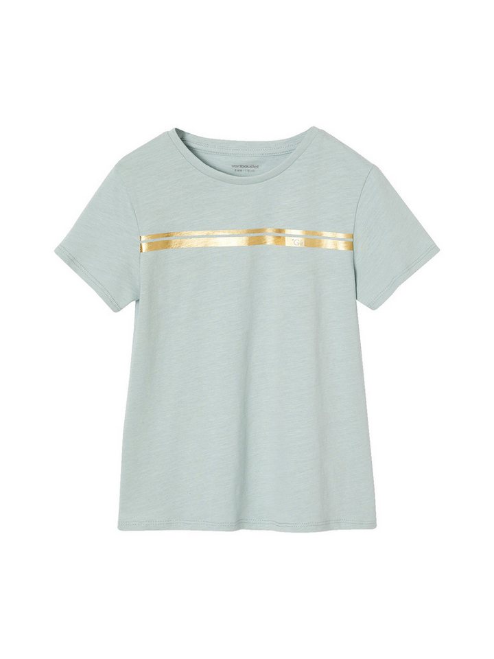 vertbaudet Kurzarmshirt T-Shirt Glanzeffekt vertbaudet Kurzarmshirt T-Shirt Glanzeffekt von vertbaudet