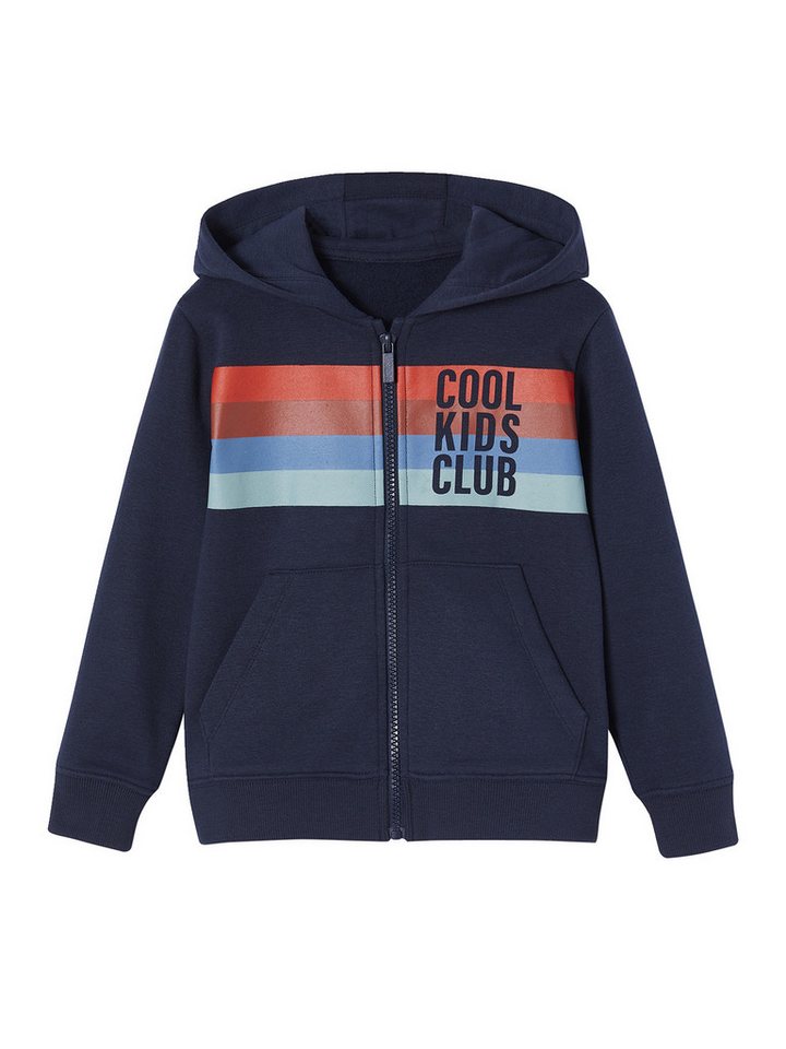 vertbaudet Sweatjacke Jungen Kapuzensweatjacke COOL KIDS CLUB vertbaudet Sweatjacke Jungen Kapuzensweatjacke COOL KIDS CLUB von vertbaudet