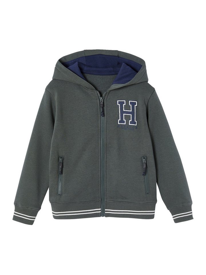 vertbaudet Sweatjacke Jungen Sportjacke mit Kapuze vertbaudet Sweatjacke Jungen Sportjacke mit Kapuze von vertbaudet