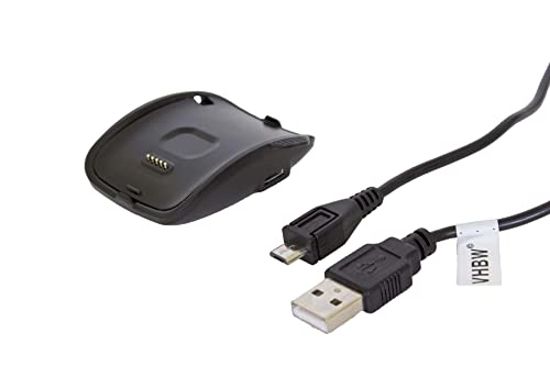vhbw Ladekabel kompatibel mit Samsung Gear S SM-R750 Smartwatch, Fitnesstracker - Ladestation, Dockingstation, Ersatzkabel, Schwarz vhbw Ladekabel kompatibel mit Samsung Gear S SM-R750 Smartwatch, Fitnesstracker - Ladestation, Dockingstation, Ersatzkabel, Schwarz von vhbw