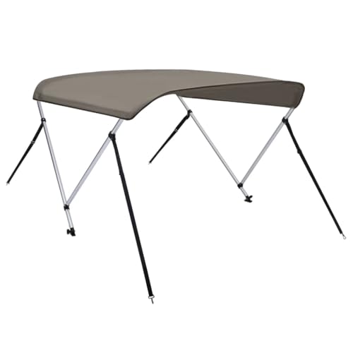 vidaXL 2-Bow Bimini Top, Bootsverdeck 4 verstellbare Nylonriemen, Sonnensegel Sonnenschutz für Boot, Sonnenverdeck Sonnendach, Grau 179x156x93cm vidaXL 2-Bow Bimini Top, Bootsverdeck 4 verstellbare Nylonriemen, Sonnensegel Sonnenschutz für Boot, Sonnenverdeck Sonnendach, Grau 179x156x93cm von vidaXL