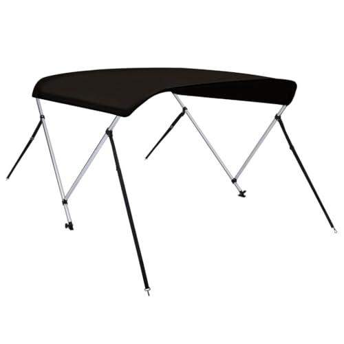 vidaXL 2-Bow Bimini Top, Bootsverdeck 4 verstellbare Nylonriemen, Sonnensegel Sonnenschutz für Boot, Sonnenverdeck Sonnendach, Schwarz 178x138x96cm vidaXL 2-Bow Bimini Top, Bootsverdeck 4 verstellbare Nylonriemen, Sonnensegel Sonnenschutz für Boot, Sonnenverdeck Sonnendach, Schwarz 178x138x96cm von vidaXL