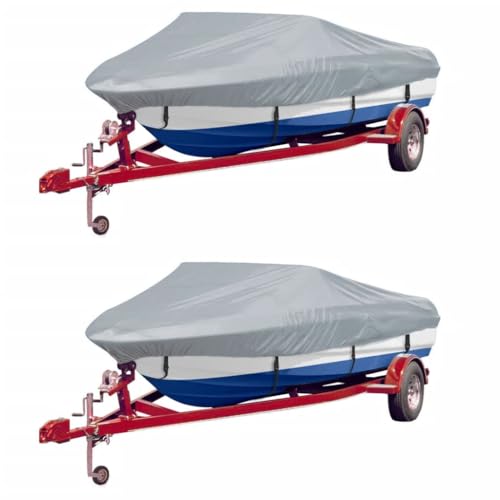vidaXL 2X Bootspersenning Persenning Bootsabdeckplane Bootsabdeckung Bootsplane Abdeckplane Abdeckung Grau Länge 427-488cm Breite 173cm vidaXL 2X Bootspersenning Persenning Bootsabdeckplane Bootsabdeckung Bootsplane Abdeckplane Abdeckung Grau Länge 427-488cm Breite 173cm von vidaXL