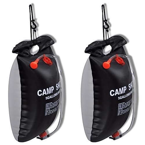 vidaXL 2er Campingdusche Gartendusche Solardusche Dusche vidaXL 2er Campingdusche Gartendusche Solardusche Dusche von vidaXL