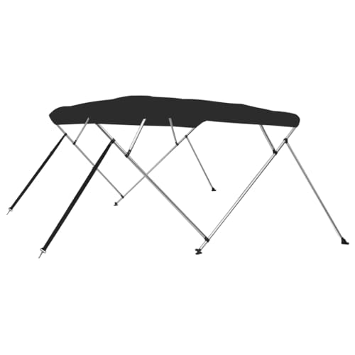 vidaXL 4-Bow Bimini Top, Bootsverdeck 2 verstellbare Nylonriemen, Sonnensegel Sonnenschutz für Boot, Sonnenverdeck Sonnendach, Schwarz 236x199x135cm vidaXL 4-Bow Bimini Top, Bootsverdeck 2 verstellbare Nylonriemen, Sonnensegel Sonnenschutz für Boot, Sonnenverdeck Sonnendach, Schwarz 236x199x135cm von vidaXL