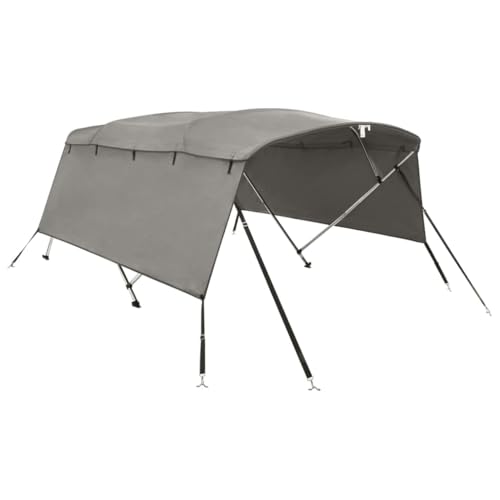 vidaXL 4 Bow Bimini Top mit Seitenteilen, Bootsverdeck mit Aluminiumrahmen, Sonnenverdeck Boot Sonnensegel, Anthrazitgrau 600D Polyester vidaXL 4 Bow Bimini Top mit Seitenteilen, Bootsverdeck mit Aluminiumrahmen, Sonnenverdeck Boot Sonnensegel, Anthrazitgrau 600D Polyester von vidaXL