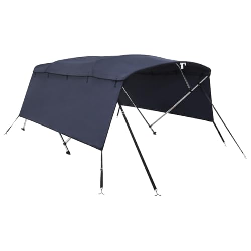 vidaXL 4 Bow Bimini Top mit Seitenteilen, Bootsverdeck mit Aluminiumrahmen, Sonnenverdeck Boot Sonnensegel, Blau 600D Polyester Aluminium vidaXL 4 Bow Bimini Top mit Seitenteilen, Bootsverdeck mit Aluminiumrahmen, Sonnenverdeck Boot Sonnensegel, Blau 600D Polyester Aluminium von vidaXL