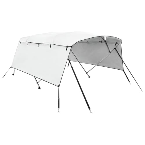 vidaXL 4 Bow Bimini Top mit Seitenteilen, Bootsverdeck mit Aluminiumrahmen, Sonnenverdeck Boot Sonnensegel, Weiß 600D Polyester Aluminium vidaXL 4 Bow Bimini Top mit Seitenteilen, Bootsverdeck mit Aluminiumrahmen, Sonnenverdeck Boot Sonnensegel, Weiß 600D Polyester Aluminium von vidaXL