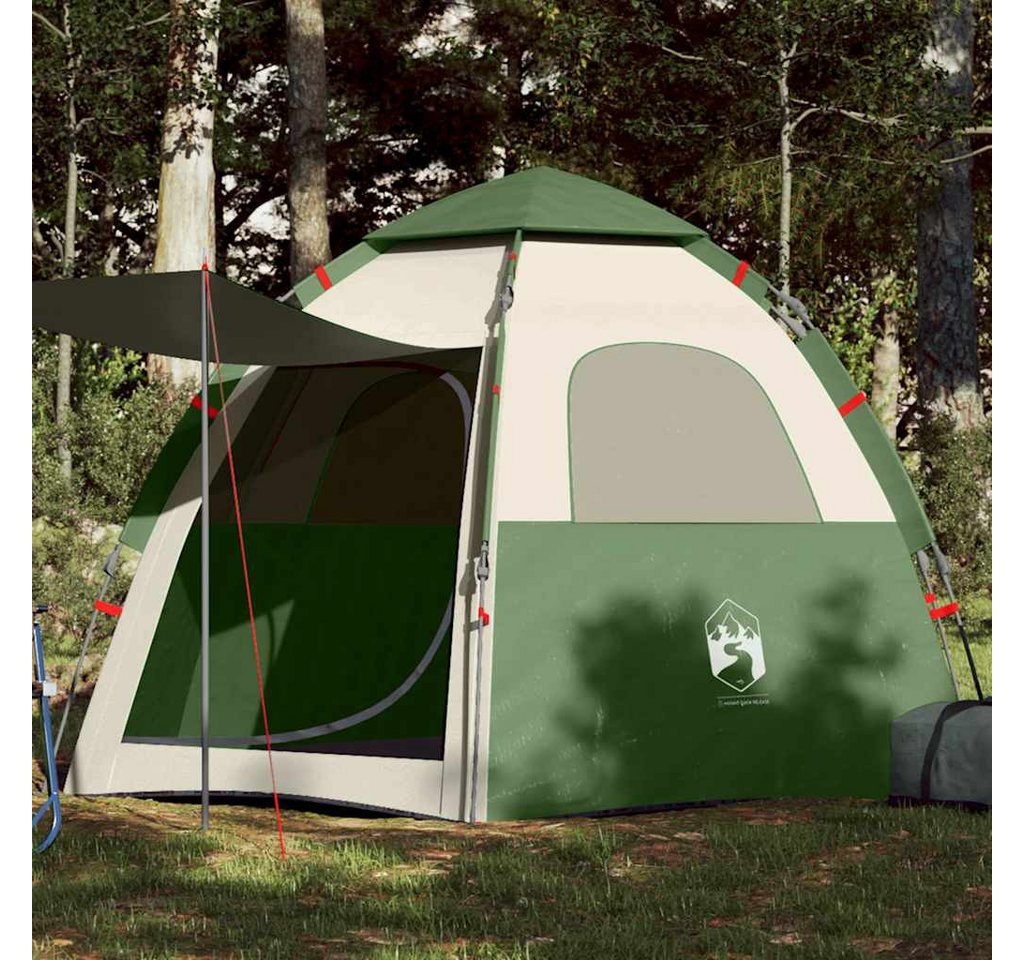 vidaXL Angelzelt, Campingzelt 4 Personen Grün Quick Release vidaXL Angelzelt, Campingzelt 4 Personen Grün Quick Release von vidaXL