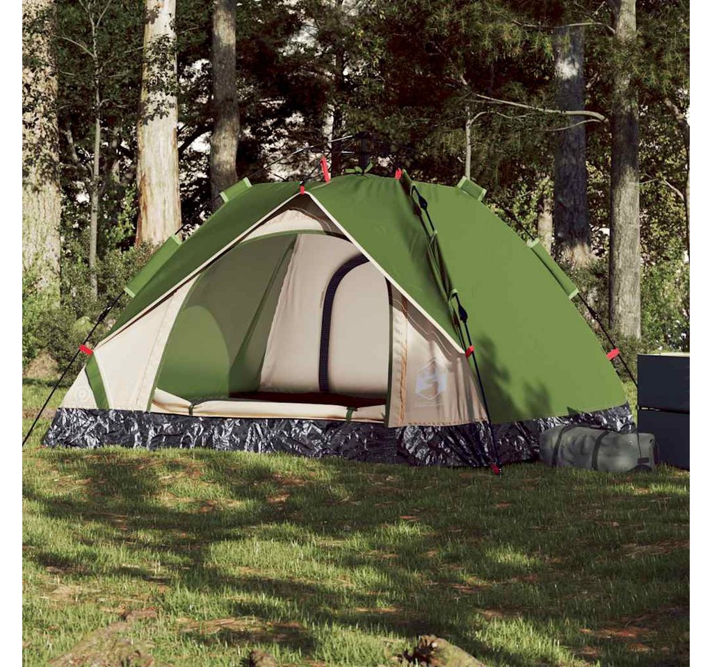 vidaXL Angelzelt, Kuppel-Campingzelt 3 Personen Grün Quick Release vidaXL Angelzelt, Kuppel-Campingzelt 3 Personen Grün Quick Release von vidaXL