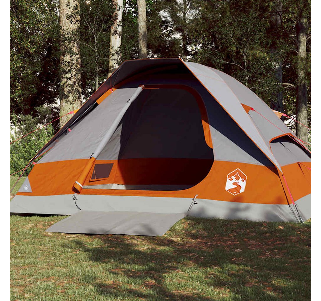 vidaXL Angelzelt, Kuppel-Campingzelt 4 Personen Grau und Orange Wasserdicht vidaXL Angelzelt, Kuppel-Campingzelt 4 Personen Grau und Orange Wasserdicht von vidaXL