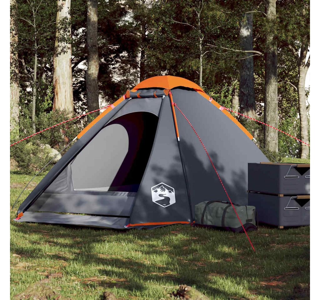 vidaXL Angelzelt, Kuppel-Campingzelt 4 Personen Grau und Orange Wasserdicht vidaXL Angelzelt, Kuppel-Campingzelt 4 Personen Grau und Orange Wasserdicht von vidaXL