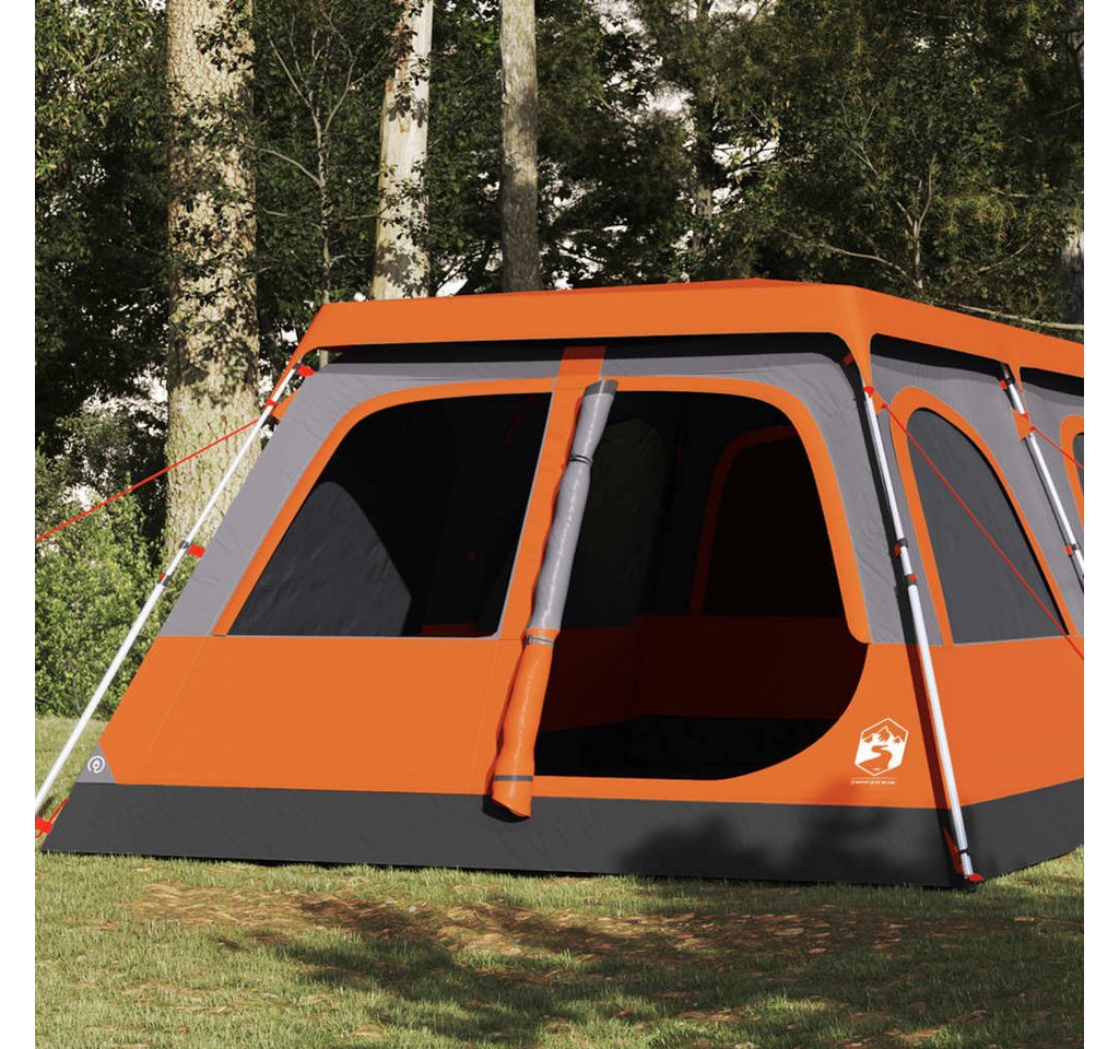 vidaXL Angelzelt, Kuppel-Familienzelt 8 Personen Grau und Orange Quick Release vidaXL Angelzelt, Kuppel-Familienzelt 8 Personen Grau und Orange Quick Release von vidaXL