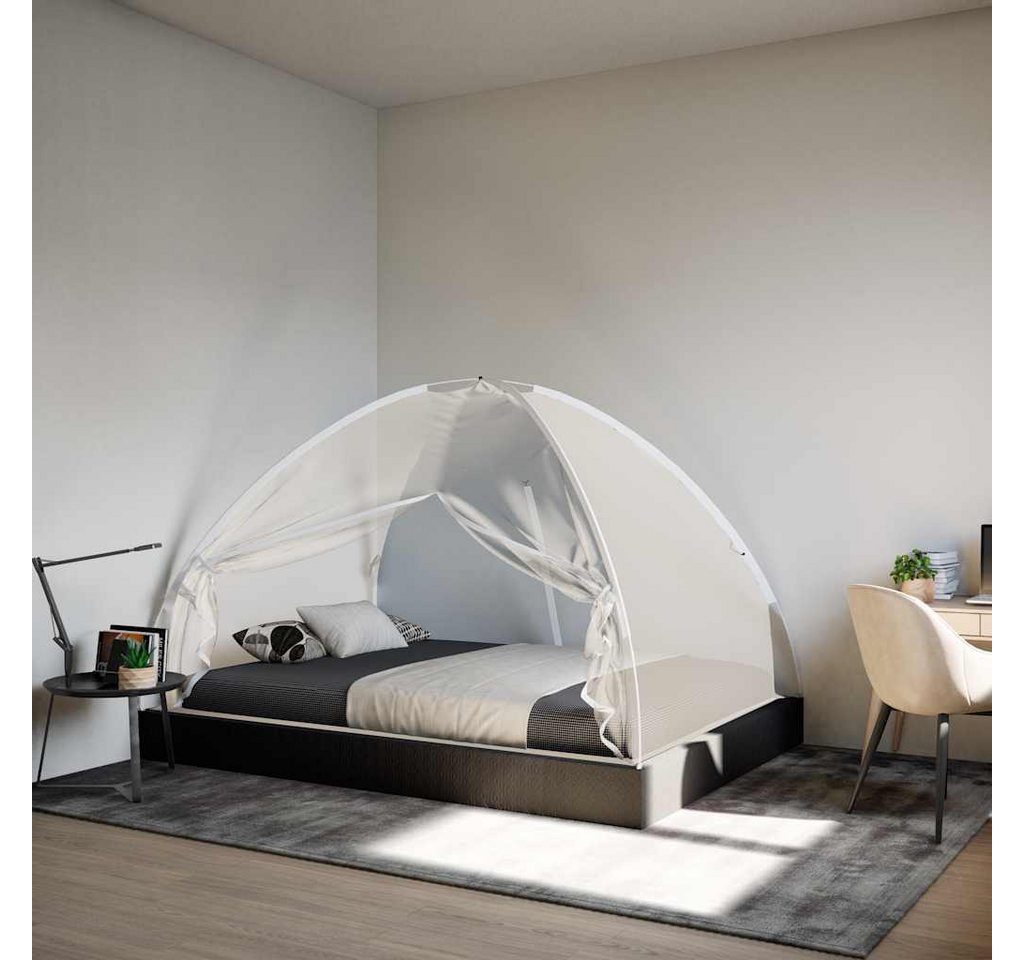 vidaXL Angelzelt, Moskito-Netzzelt Mongolisch 220 Mesh Weiß 200x120x130 cm vidaXL Angelzelt, Moskito-Netzzelt Mongolisch 220 Mesh Weiß 200x120x130 cm von vidaXL