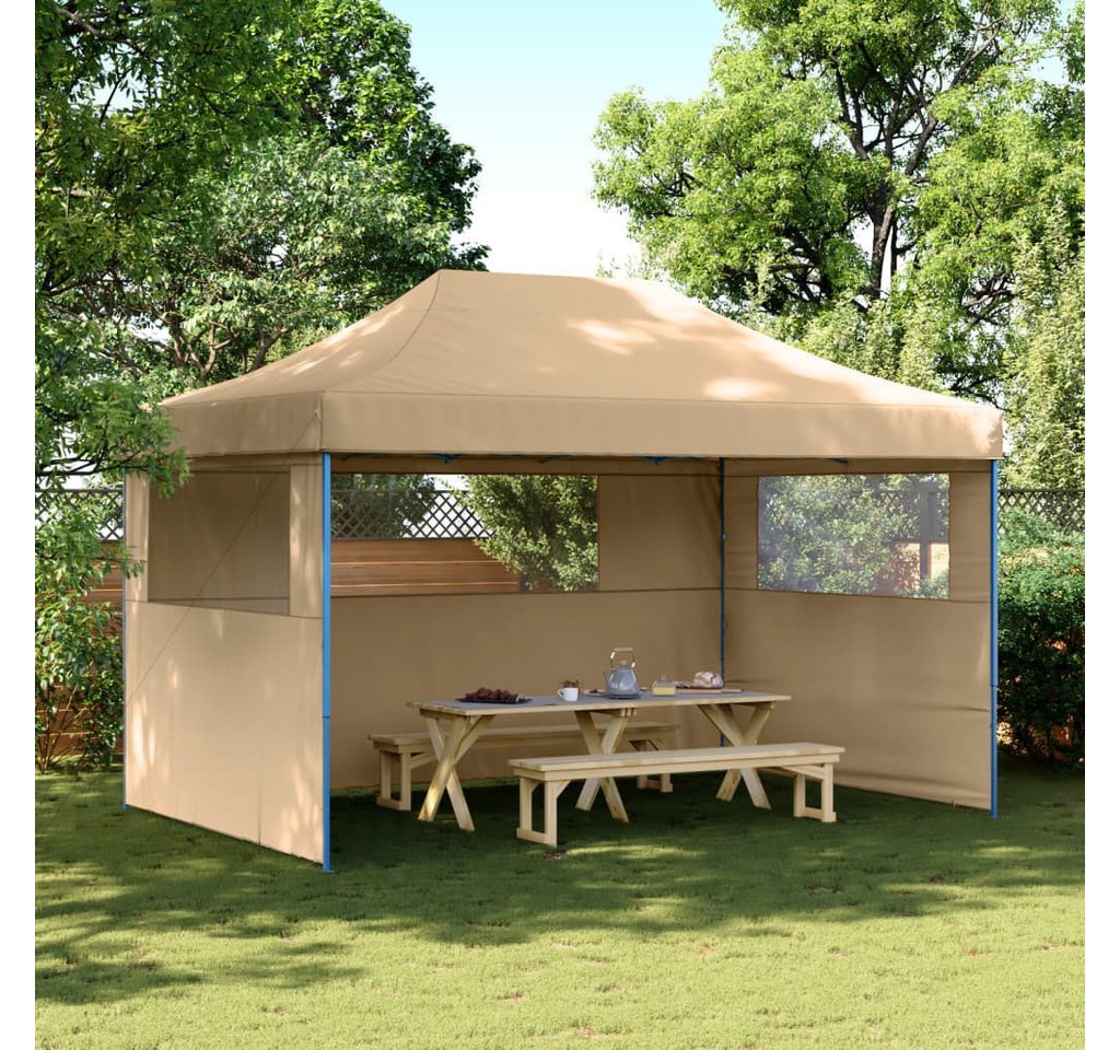 vidaXL Angelzelt, Partyzelt Faltbar Pop-Up mit 3 Seitenteilen Beige vidaXL Angelzelt, Partyzelt Faltbar Pop-Up mit 3 Seitenteilen Beige von vidaXL