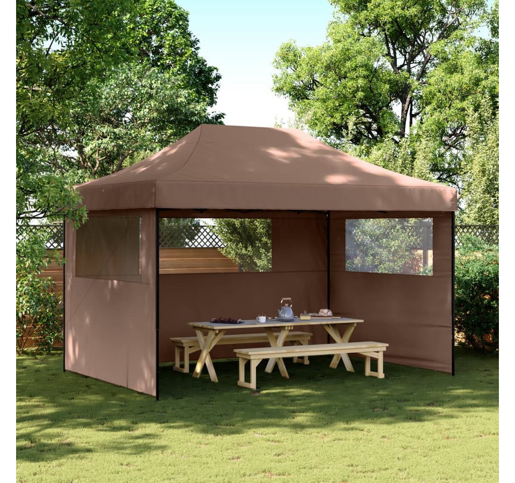 vidaXL Angelzelt, Partyzelt Faltbar Pop-Up mit 3 Seitenteilen Braun vidaXL Angelzelt, Partyzelt Faltbar Pop-Up mit 3 Seitenteilen Braun von vidaXL