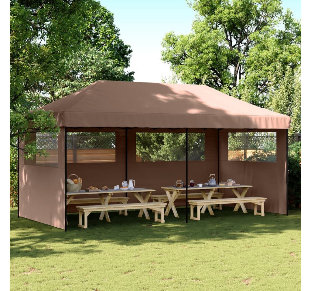 vidaXL Angelzelt, Partyzelt Faltbar Pop-Up mit 3 Seitenteilen Braun vidaXL Angelzelt, Partyzelt Faltbar Pop-Up mit 3 Seitenteilen Braun von vidaXL