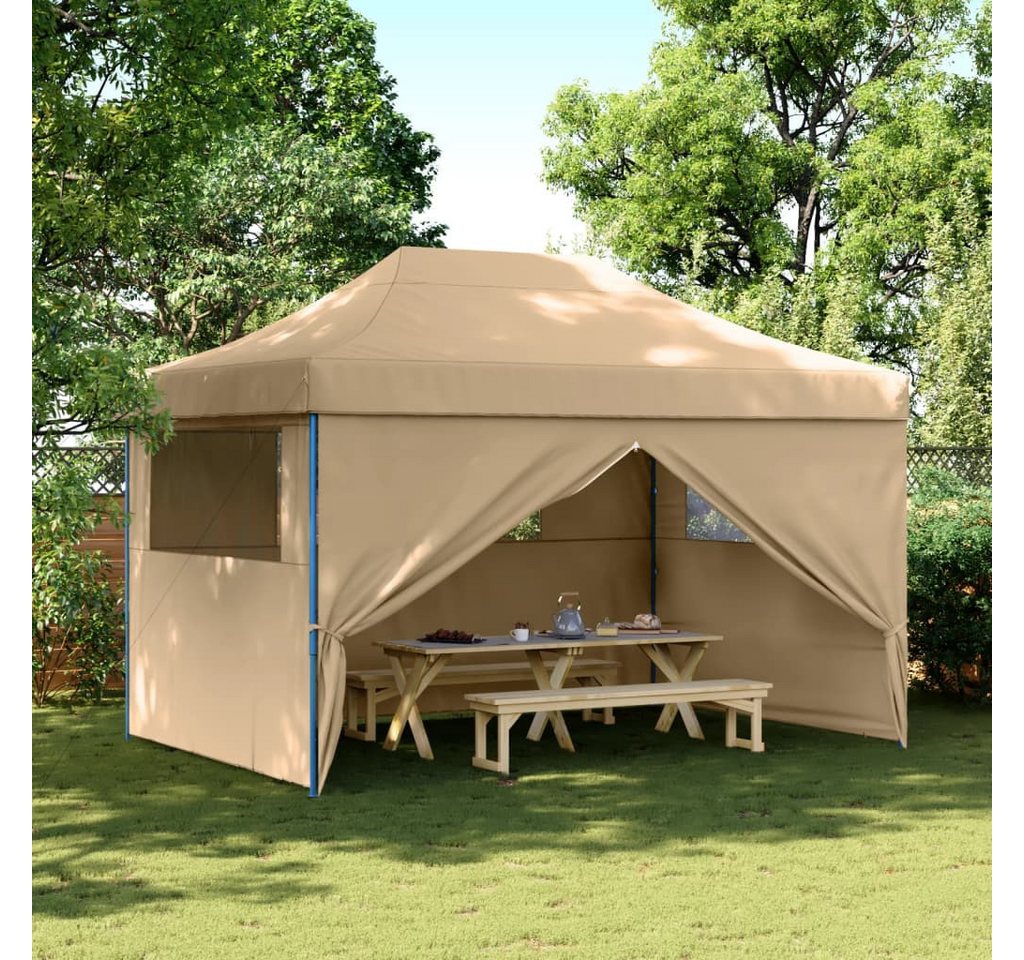 vidaXL Angelzelt, Partyzelt Faltbar Pop-Up mit 4 Seitenteilen Beige vidaXL Angelzelt, Partyzelt Faltbar Pop-Up mit 4 Seitenteilen Beige von vidaXL