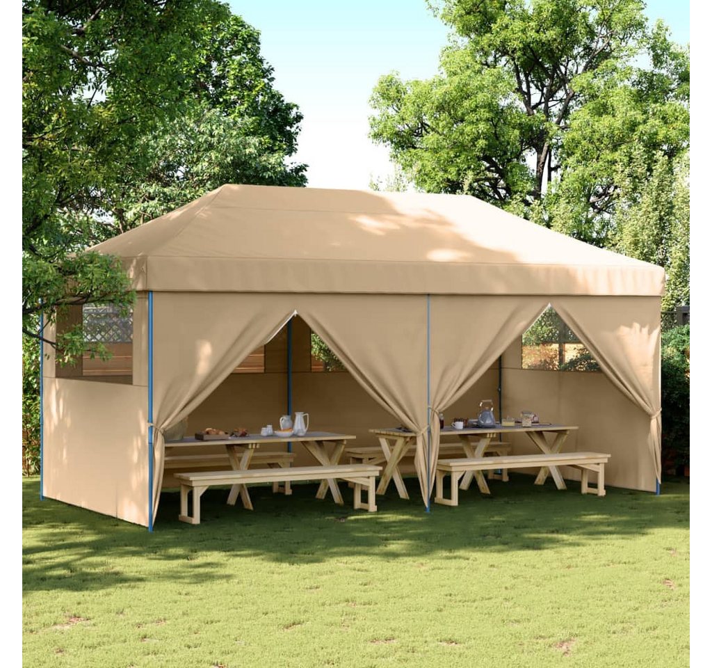 vidaXL Angelzelt, Partyzelt Faltbar Pop-Up mit 4 Seitenteilen Beige vidaXL Angelzelt, Partyzelt Faltbar Pop-Up mit 4 Seitenteilen Beige von vidaXL