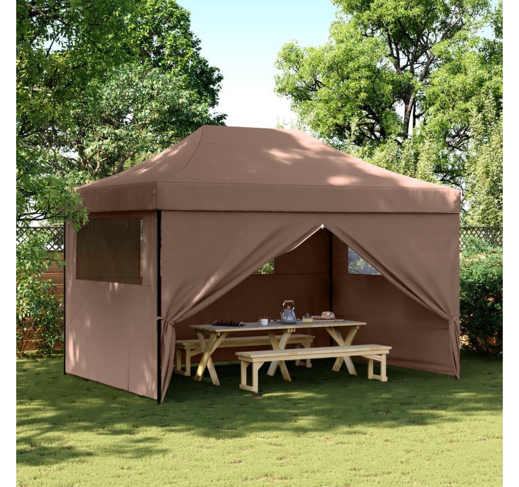 vidaXL Angelzelt, Partyzelt Faltbar Pop-Up mit 4 Seitenteilen Braun vidaXL Angelzelt, Partyzelt Faltbar Pop-Up mit 4 Seitenteilen Braun von vidaXL