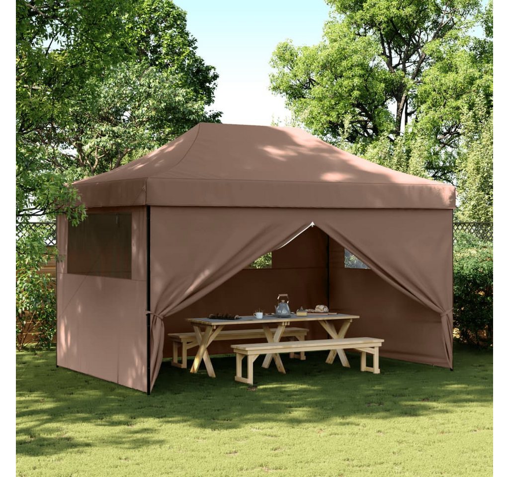 vidaXL Angelzelt, Partyzelt Faltbar Pop-Up mit 4 Seitenteilen Braun vidaXL Angelzelt, Partyzelt Faltbar Pop-Up mit 4 Seitenteilen Braun von vidaXL