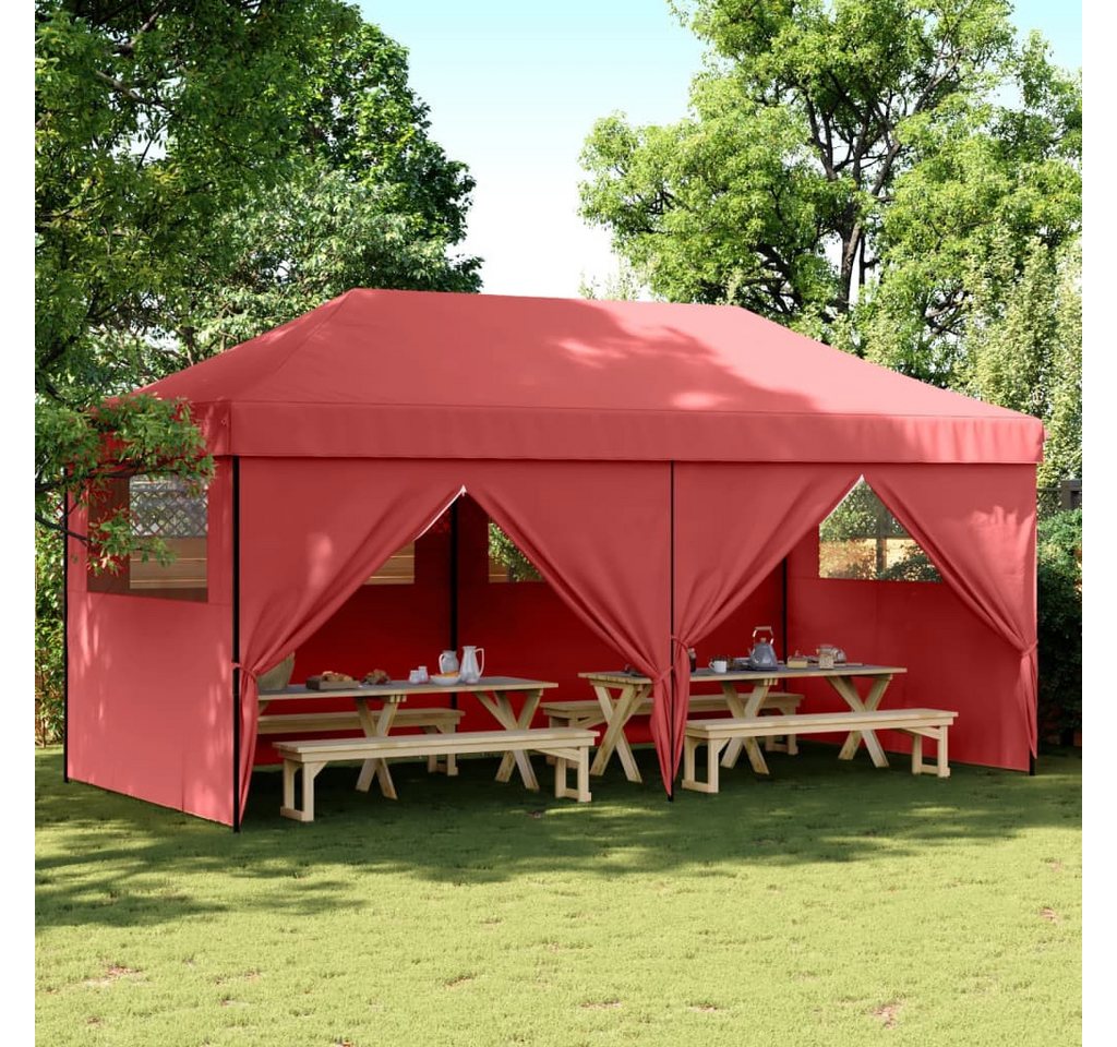 vidaXL Angelzelt, Partyzelt Faltbar Pop-Up mit 4 Seitenteilen Burgunderrot vidaXL Angelzelt, Partyzelt Faltbar Pop-Up mit 4 Seitenteilen Burgunderrot von vidaXL