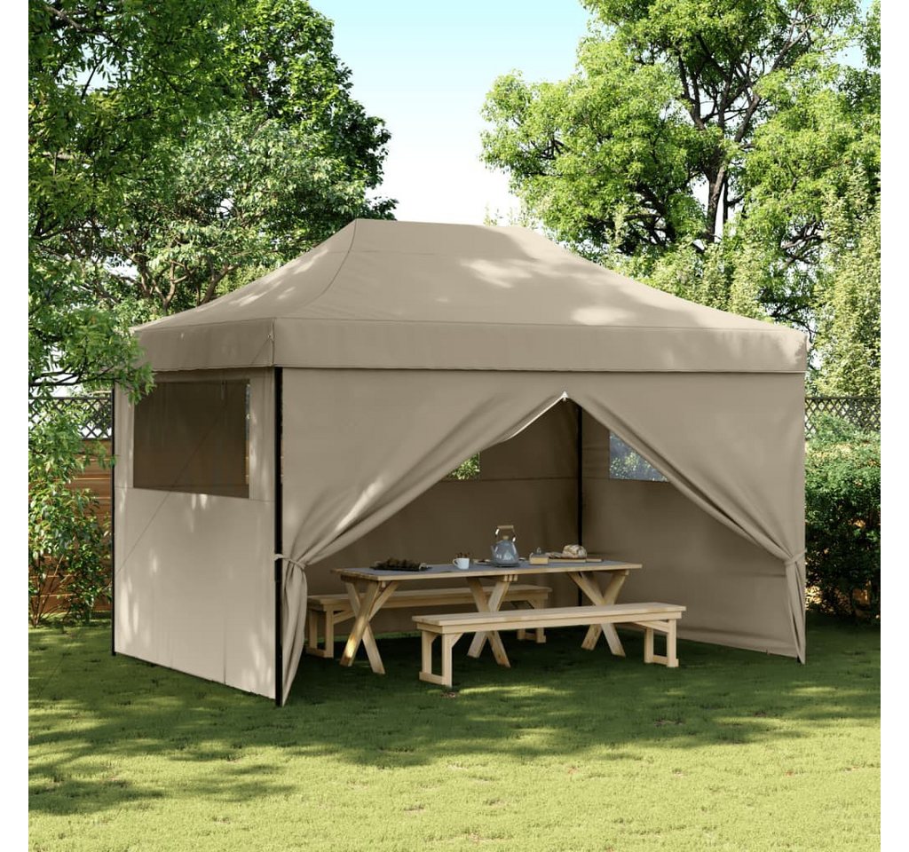 vidaXL Angelzelt, Partyzelt Faltbar Pop-Up mit 4 Seitenteilen Taupe vidaXL Angelzelt, Partyzelt Faltbar Pop-Up mit 4 Seitenteilen Taupe von vidaXL