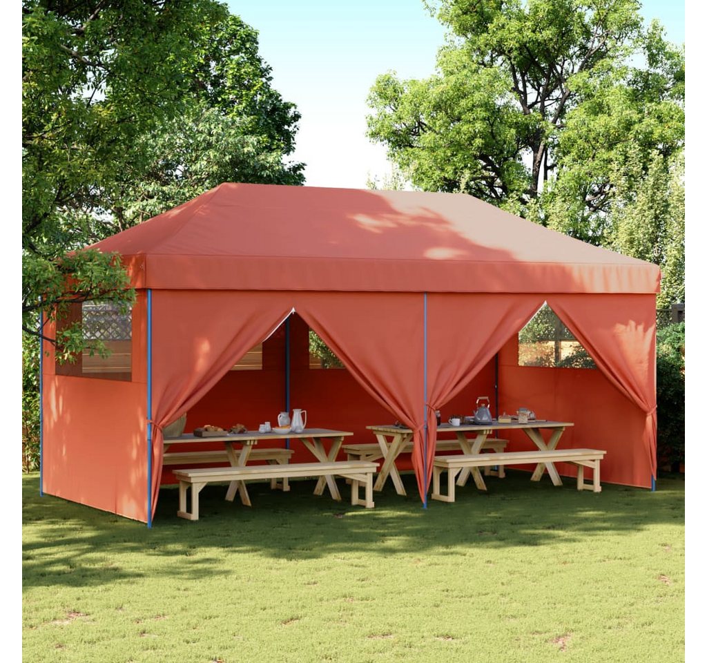 vidaXL Angelzelt, Partyzelt Faltbar Pop-Up mit 4 Seitenteilen Terrakottarot vidaXL Angelzelt, Partyzelt Faltbar Pop-Up mit 4 Seitenteilen Terrakottarot von vidaXL