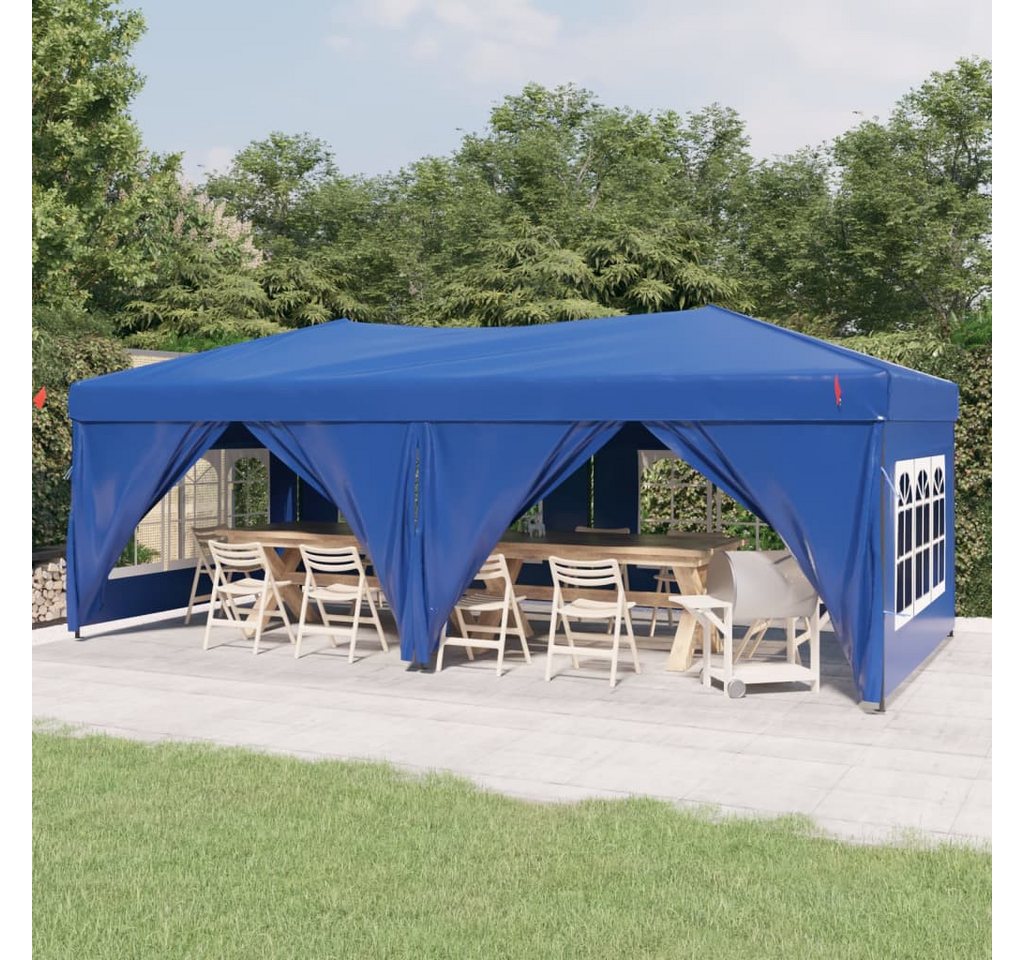 vidaXL Angelzelt, Partyzelt Faltbar mit Seitenwänden Blau 3x6 m vidaXL Angelzelt, Partyzelt Faltbar mit Seitenwänden Blau 3x6 m von vidaXL
