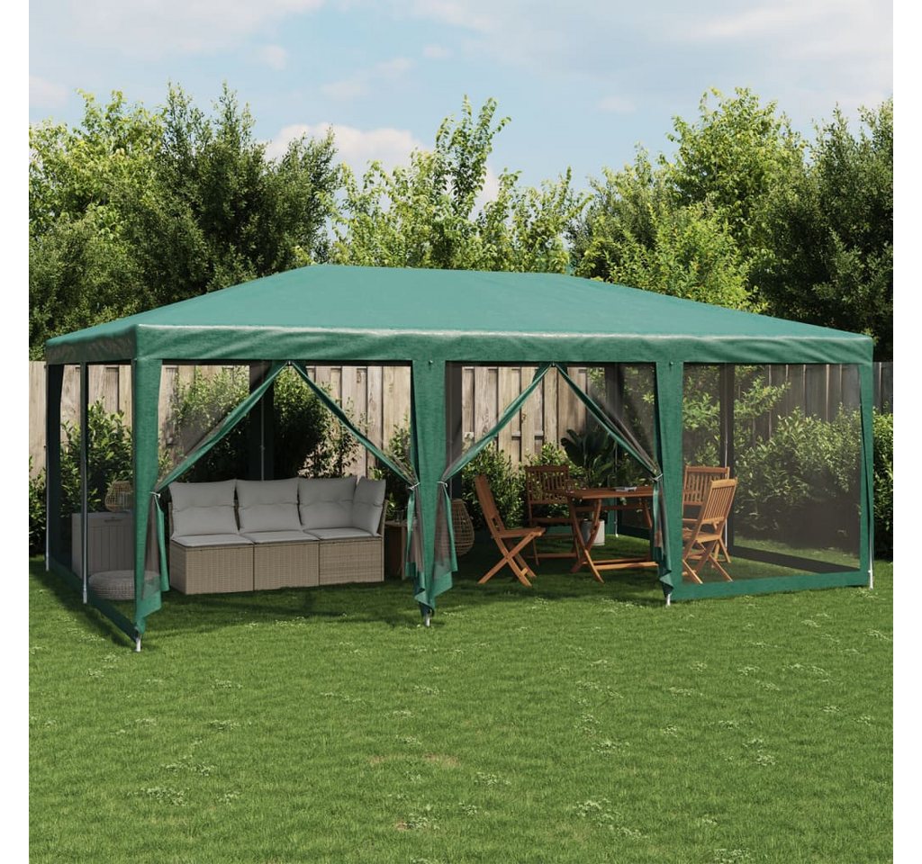 vidaXL Angelzelt, Partyzelt mit 10 Mesh-Seitenteilen Grün 6x4 m HDPE vidaXL Angelzelt, Partyzelt mit 10 Mesh-Seitenteilen Grün 6x4 m HDPE von vidaXL