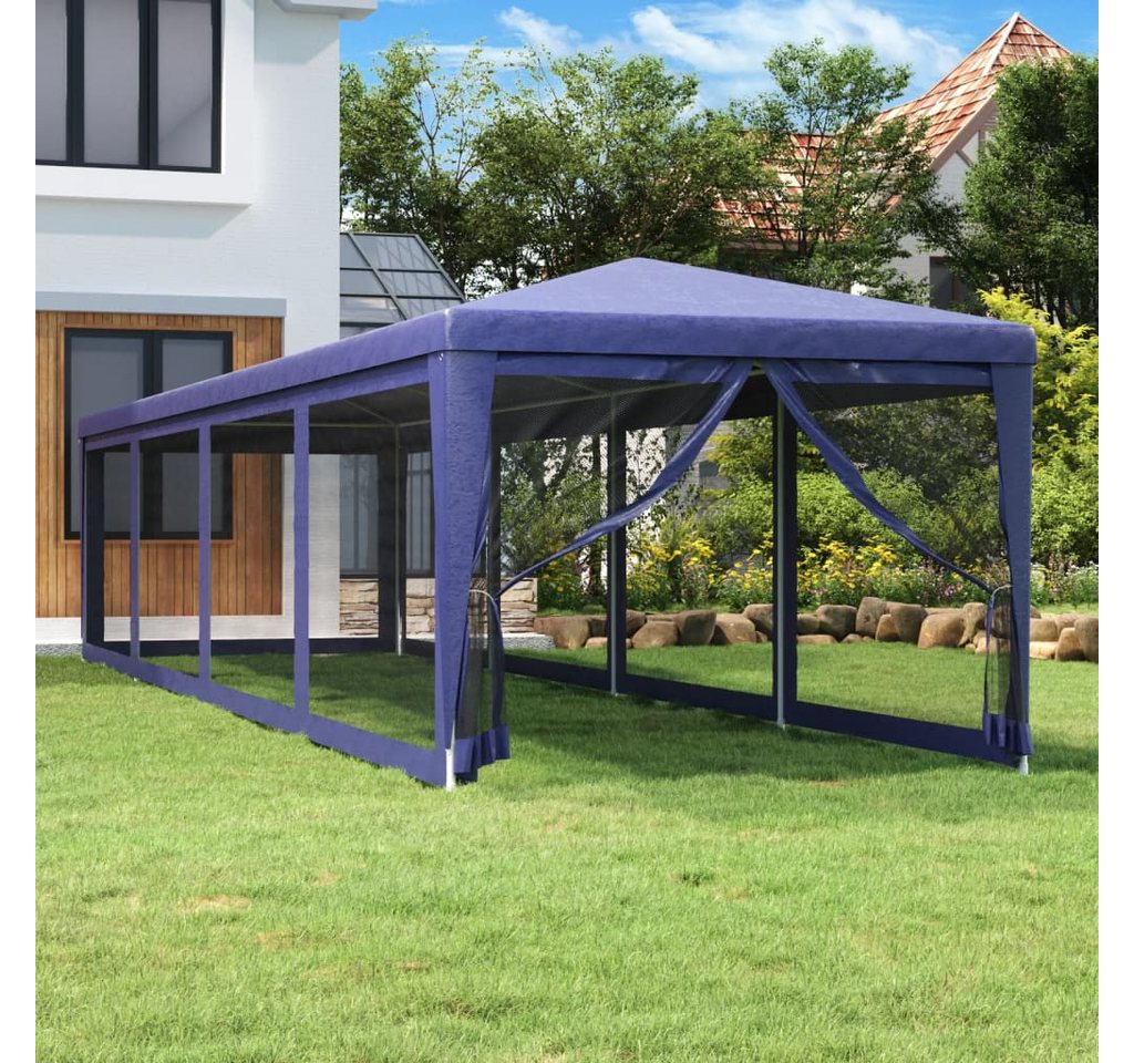 vidaXL Angelzelt, Partyzelt mit 10 Mesh-Seitenwänden Blau 3x12 m HDPE vidaXL Angelzelt, Partyzelt mit 10 Mesh-Seitenwänden Blau 3x12 m HDPE von vidaXL