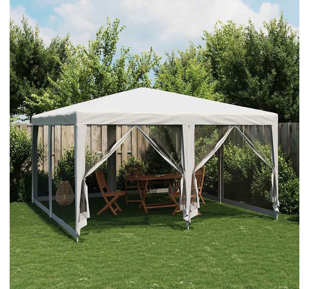 vidaXL Angelzelt, Partyzelt mit 8 Mesh-Seitenteilen Weiß 4x4 m HDPE vidaXL Angelzelt, Partyzelt mit 8 Mesh-Seitenteilen Weiß 4x4 m HDPE von vidaXL