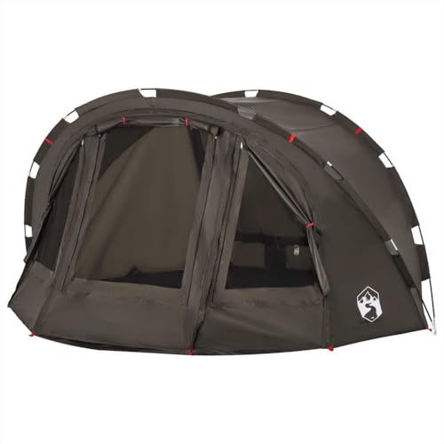 vidaXL Angelzelt 4 Personen, Karpfenzelt mit Steckverbindungssystem, Campingzelt mit E-Anschluss, Anglerzelt Zelt, Braun 190T Polyester vidaXL Angelzelt 4 Personen, Karpfenzelt mit Steckverbindungssystem, Campingzelt mit E-Anschluss, Anglerzelt Zelt, Braun 190T Polyester von vidaXL
