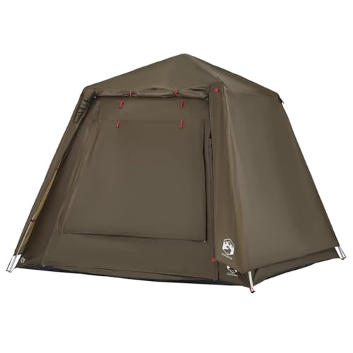 vidaXL Angelzelt 4 Personen, Karpfenzelt mit Quick-Release-System, Campingzelt mit E-Anschluss, Anglerzelt Zelt, Olivgrün 190T Polyester vidaXL Angelzelt 4 Personen, Karpfenzelt mit Quick-Release-System, Campingzelt mit E-Anschluss, Anglerzelt Zelt, Olivgrün 190T Polyester von vidaXL