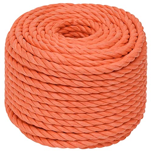 vidaXL Arbeitsseil Bodenarbeitsseil Arbeitsleine Mehrzweckleine Seil Bootsleine Allzweckseil Schnur Tau Leine Gedreht Orange 20mm 50m Polypropylen vidaXL Arbeitsseil Bodenarbeitsseil Arbeitsleine Mehrzweckleine Seil Bootsleine Allzweckseil Schnur Tau Leine Gedreht Orange 20mm 50m Polypropylen von vidaXL
