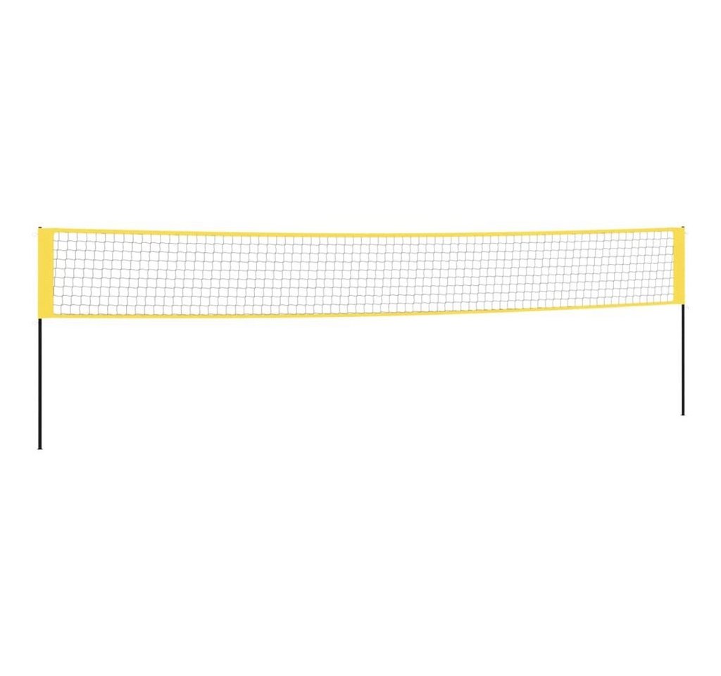 vidaXL Badmintonnetz Badminton-Netz Gelb und Schwarz 600x155 cm PE-Gewebe von vidaXL