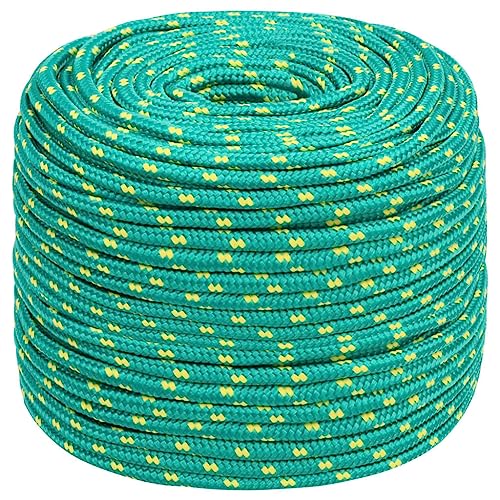 vidaXL Bootsseil Ankerleine Festmacher Tauwerk PP Leine Seil Tau Polypropylenseil Geflochten Flechtleine Grün 10mm 25m Polypropylen vidaXL Bootsseil Ankerleine Festmacher Tauwerk PP Leine Seil Tau Polypropylenseil Geflochten Flechtleine Grün 10mm 25m Polypropylen von vidaXL
