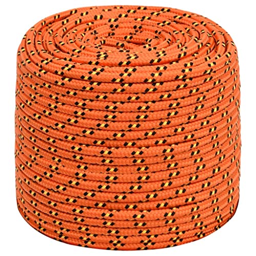 vidaXL Bootsseil Ankerleine Festmacher Tauwerk PP Leine Seil Tau Polypropylenseil Geflochten Flechtleine Orange 8mm 25m Polypropylen vidaXL Bootsseil Ankerleine Festmacher Tauwerk PP Leine Seil Tau Polypropylenseil Geflochten Flechtleine Orange 8mm 25m Polypropylen von vidaXL